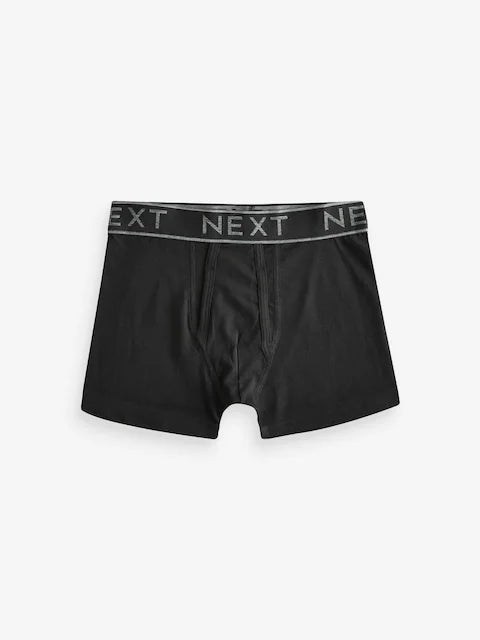 Black with Grey Waistband Trunks 5 Pack