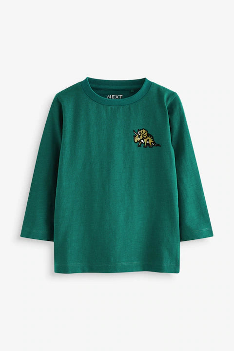 Multi Animal Long Sleeve T-Shirts (5 Pack )