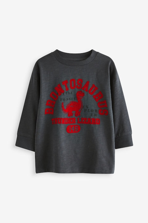 Red 100% Cotton - Long Sleeve T-Shirts (3 Pack)