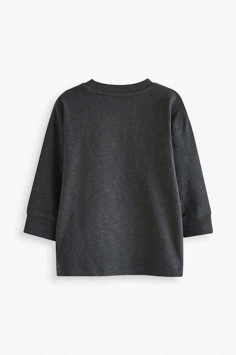 Red 100% Cotton - Long Sleeve T-Shirts (3 Pack)