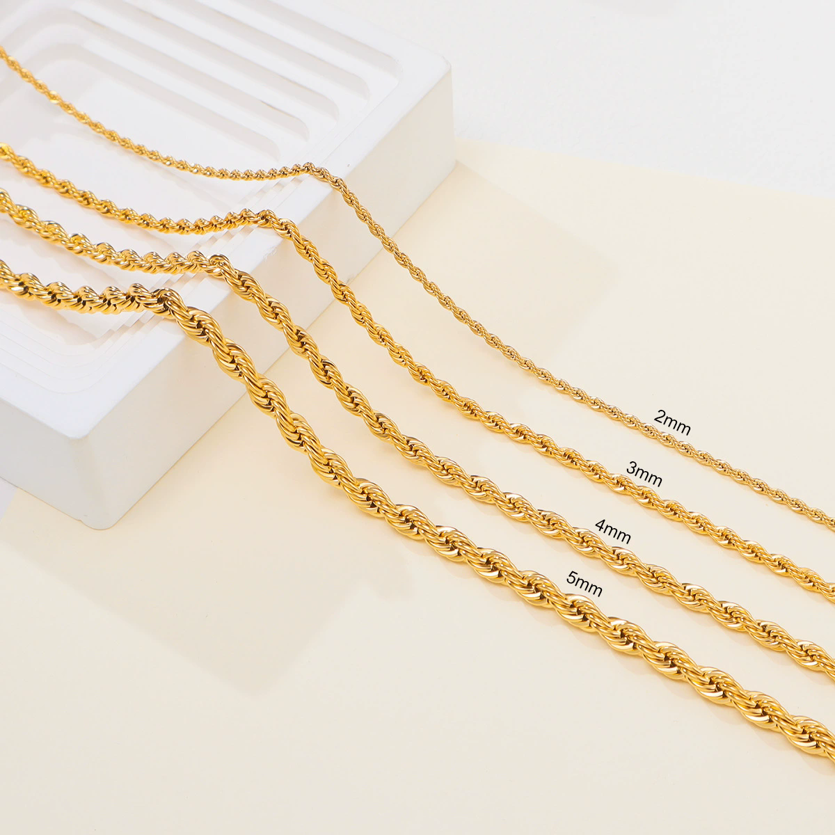 Chunky Rope Chain Choker Necklace