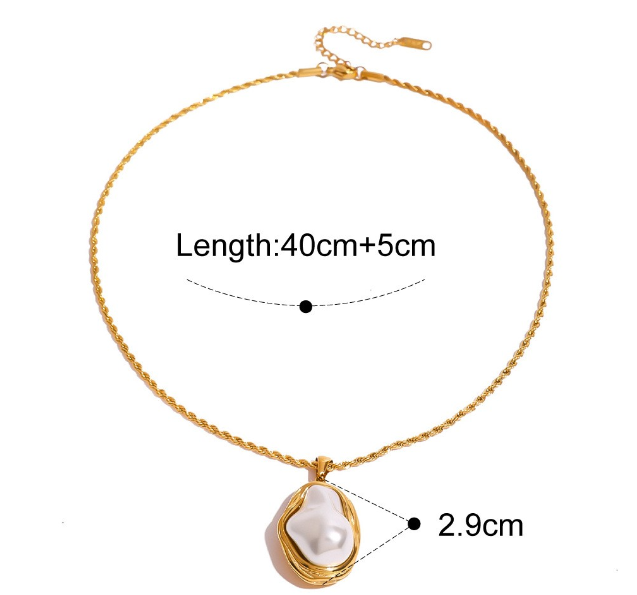Baroque Pearl Necklace