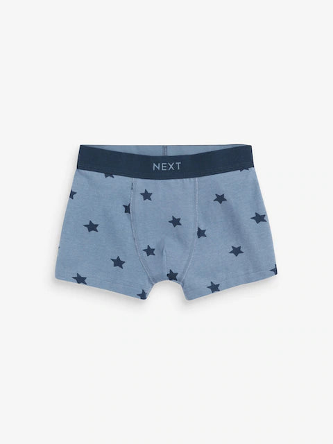Blue Star Print Trunks - 5 Pack