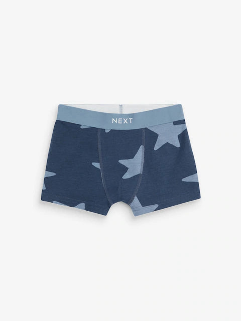 Blue Star Print Trunks - 5 Pack