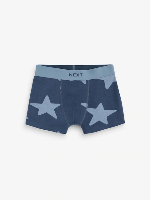 Blue Star Print Trunks - 5 Pack
