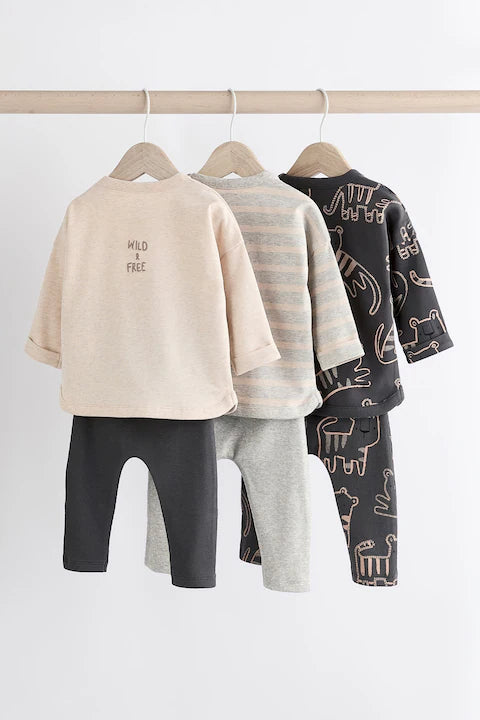 Mono Tiger Top and Leggings Baby -3 set Pack