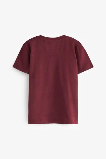 Short Sleeve Stag Embroidered T-Shirts 4 Pack