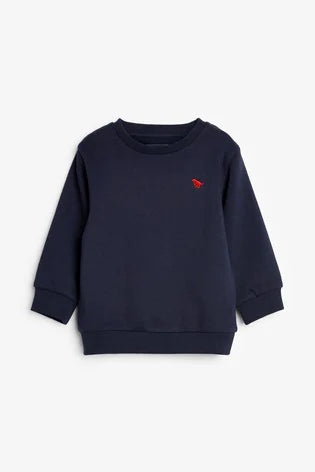 Navy Blue-Next Jersey Sweatshirt And Joggers Set