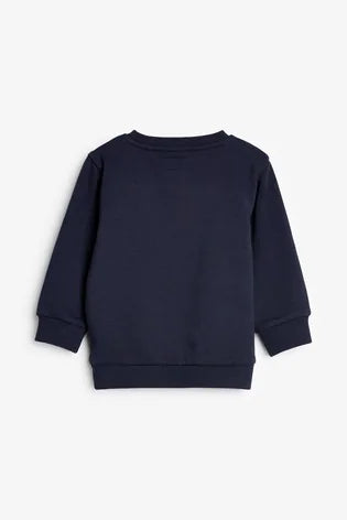 Navy Blue-Next Jersey Sweatshirt And Joggers Set