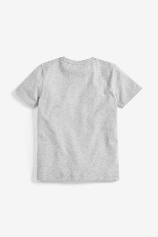 Black/White/Grey 3 Pack Short Sleeve T-Shirts