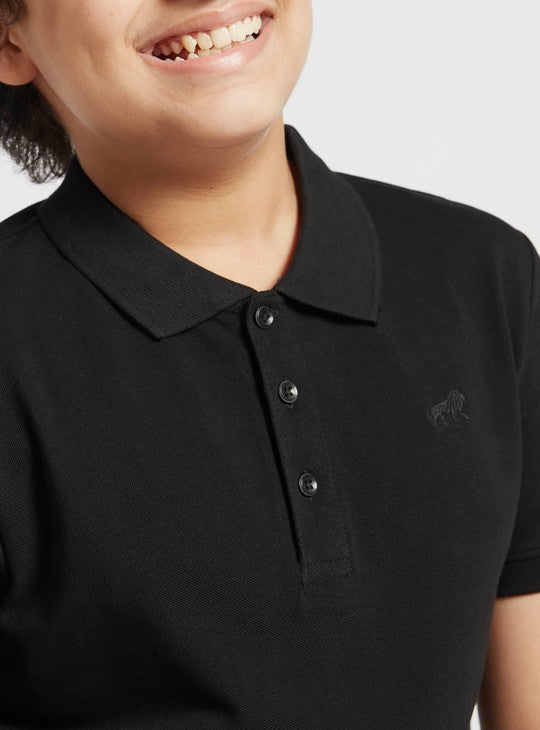 Black Polo T-Shirt