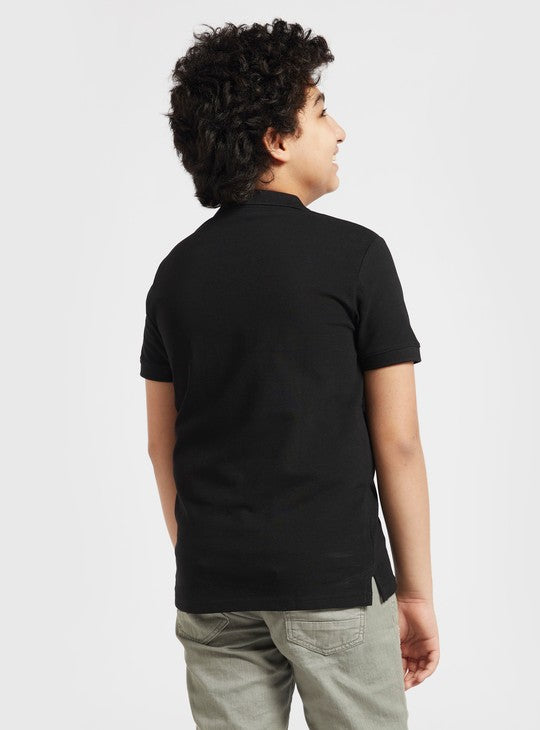 Black Polo T-Shirt