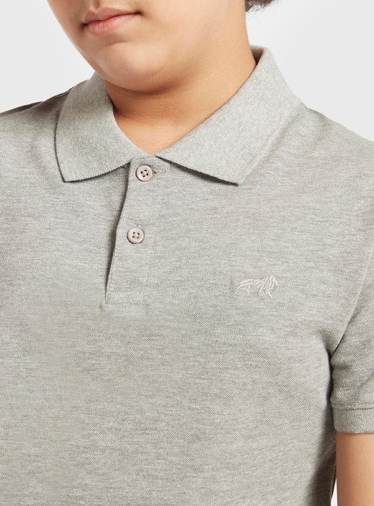 Light Grey Polo T-Shirt