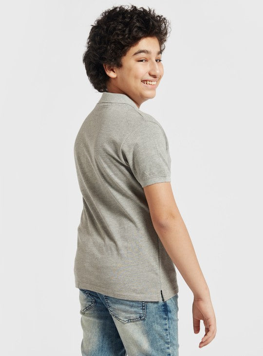 Light Grey Polo T-Shirt
