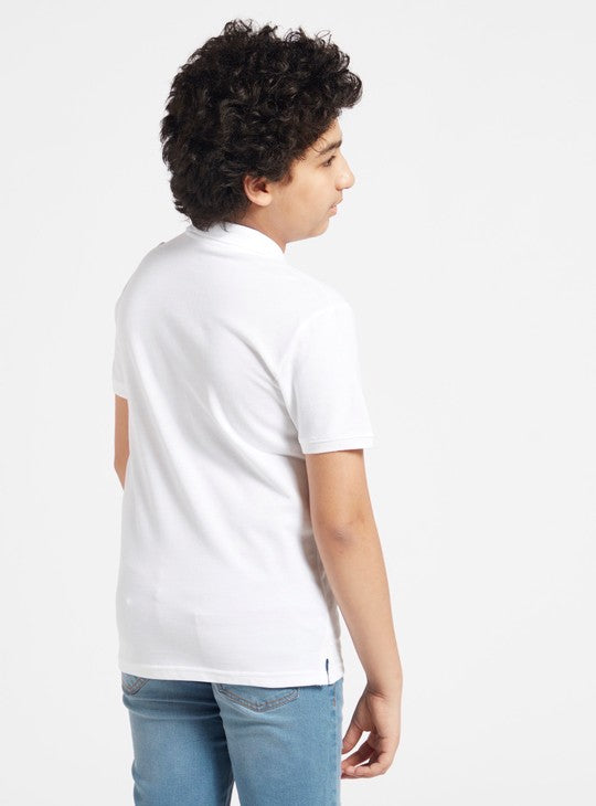 White Polo T-Shirt