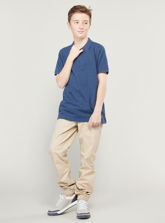 Dark Blue Polo T-Shirt