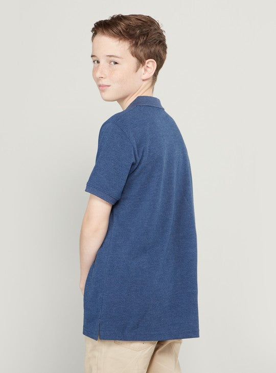 Dark Blue Polo T-Shirt