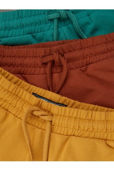 Green/Yellow/Orange 3 Pack Jersey Shorts