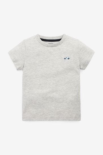 Blue-5 Pack Short Sleeve T-Shirts