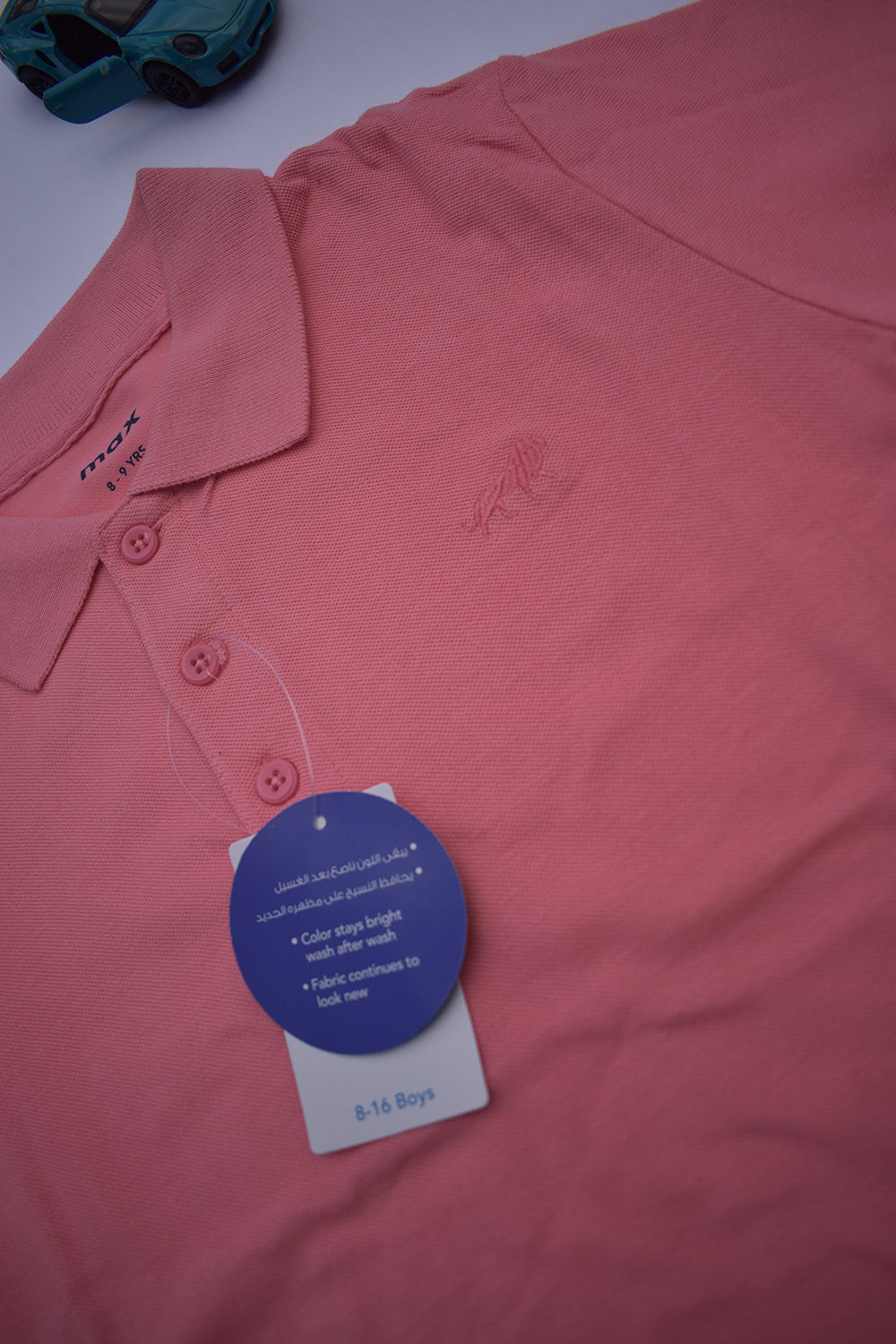 Plain Pink Polo T-Shirt