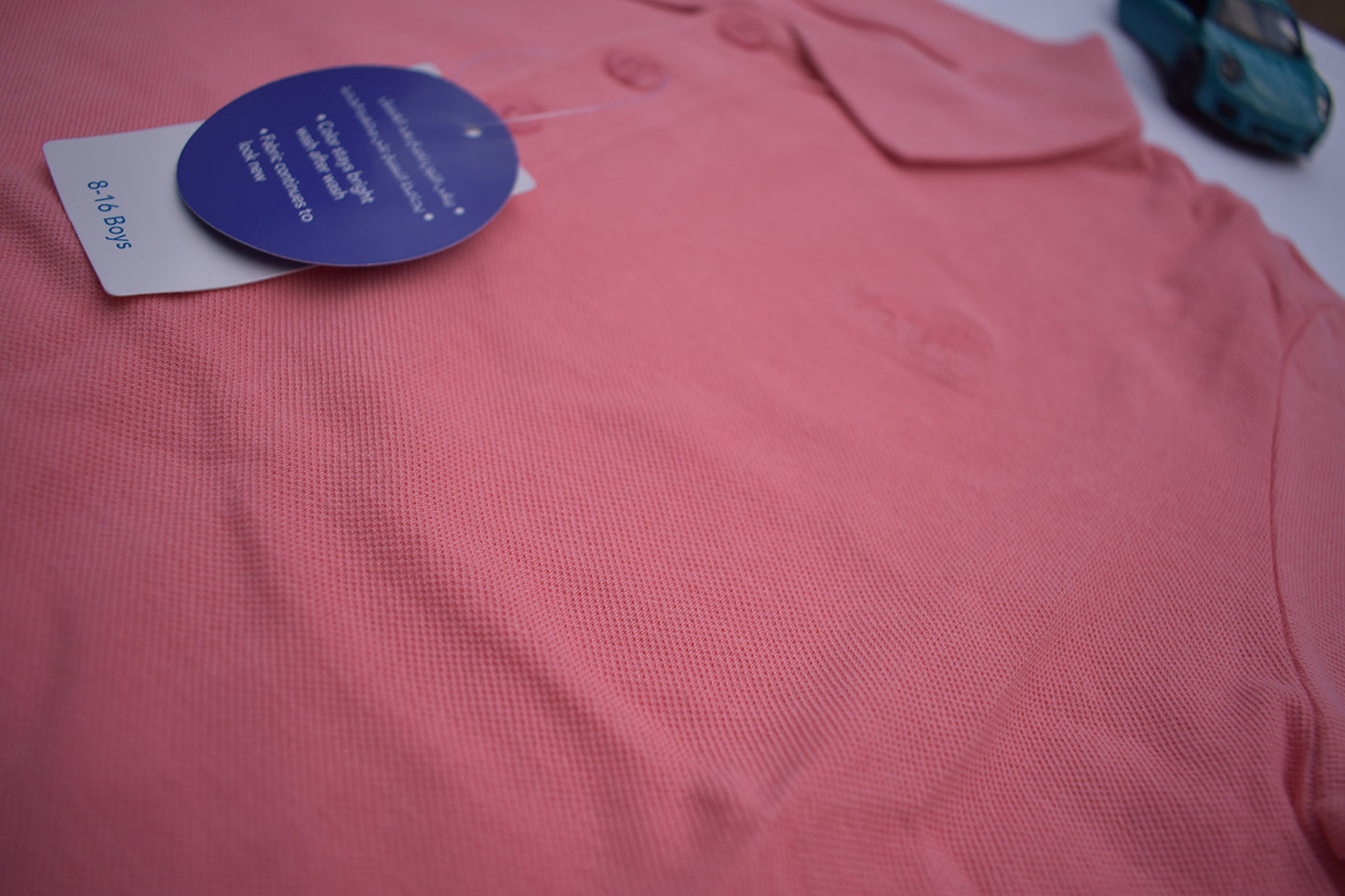 Plain Pink Polo T-Shirt