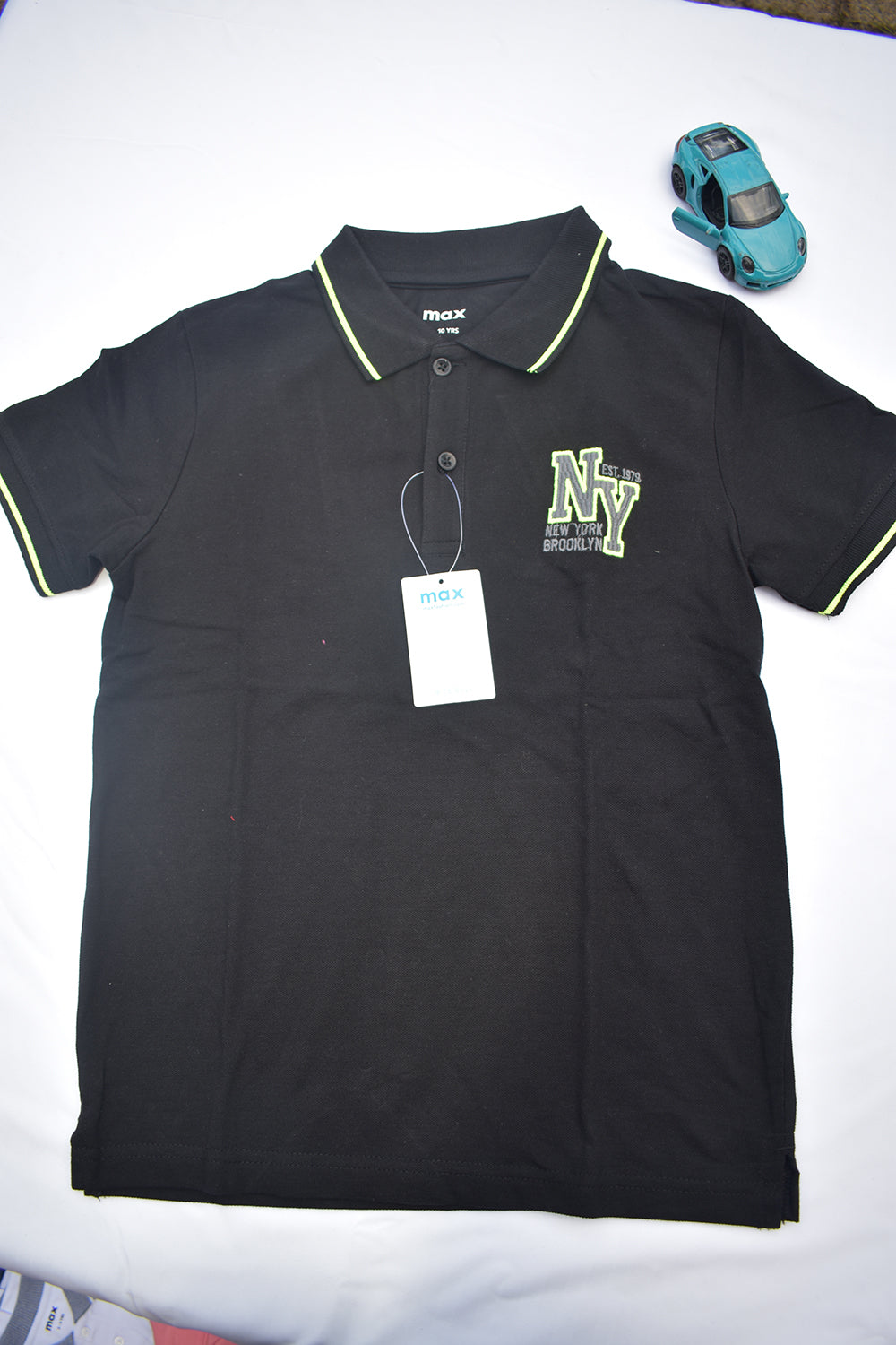 NY Black Polo Tshirt