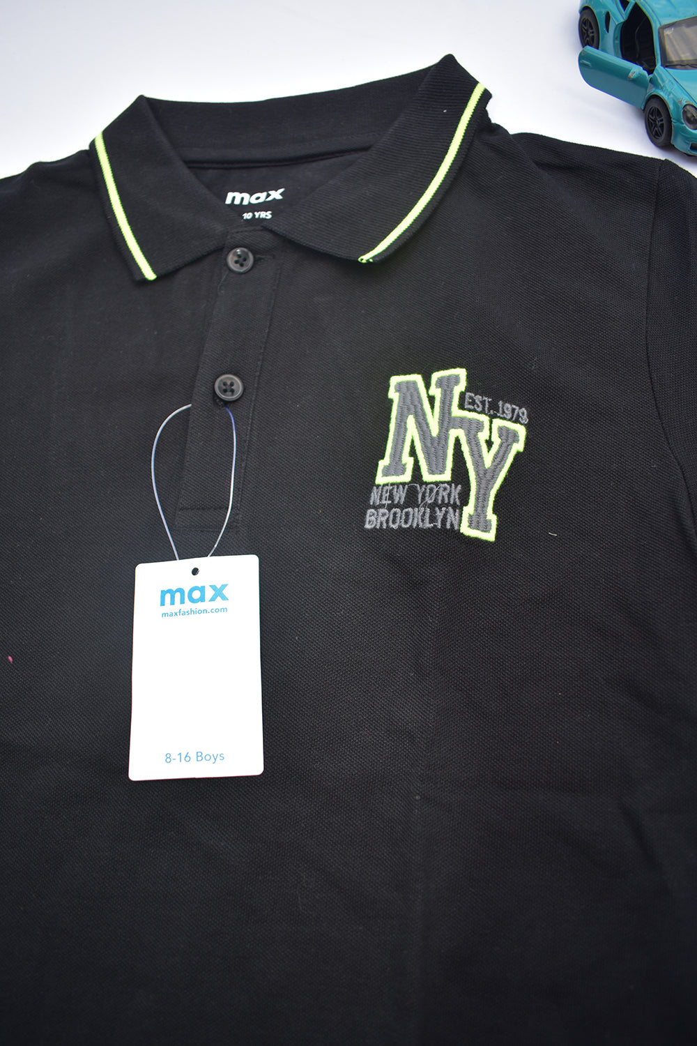 NY Black Polo Tshirt