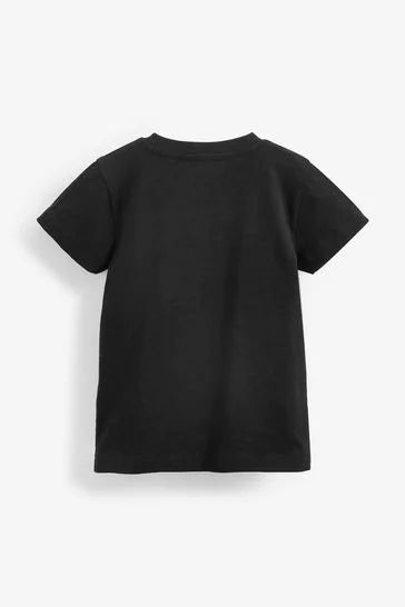 Cool Black & Green Short Sleeve Character T-Shirts 3 Pack