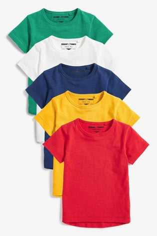 Short Sleeves T-Shirt 5 Pack