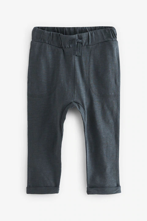 Sage Green 100% Cotton Lightweight Joggers 3 Pack