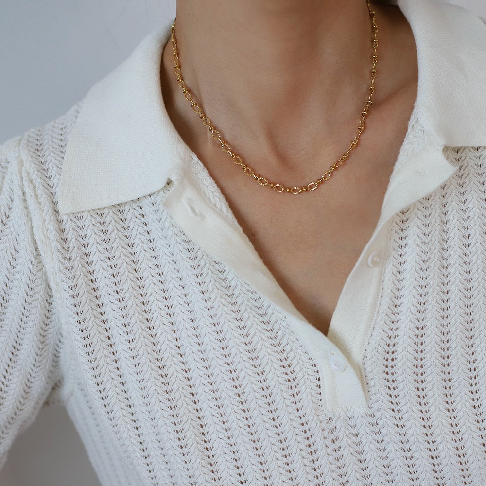Texture Chain Necklace