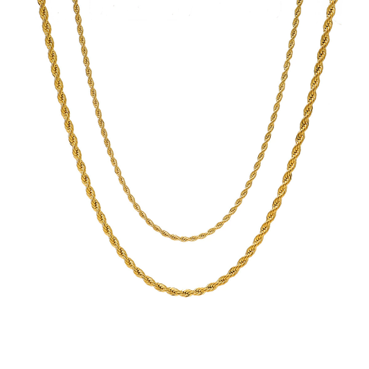 Chunky Rope Chain Choker Necklace