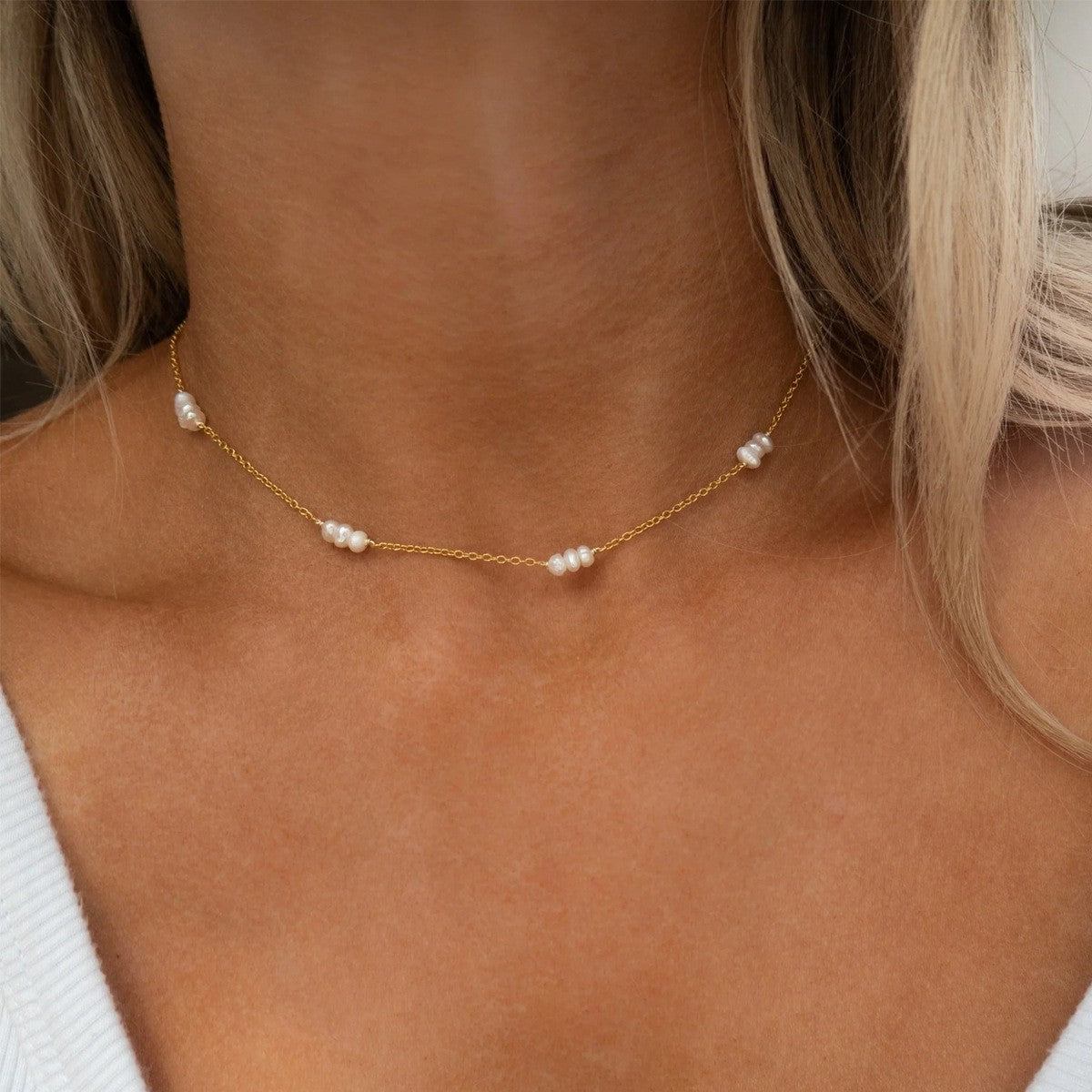 Bijoux choker Stainless Steel Necklace