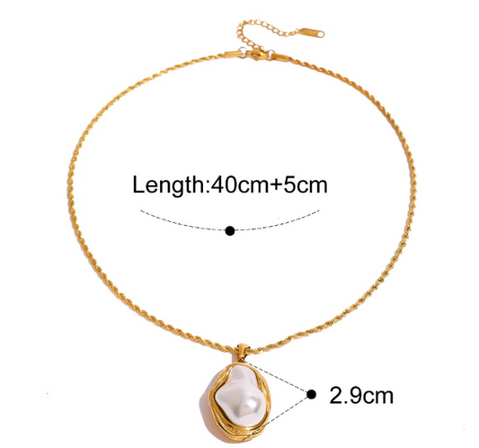Baroque Pearl Necklace
