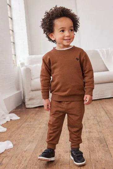 Jersey Sweatshirt And Joggers Set