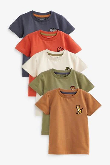 Short Sleeve T-Shirts 5 Pack