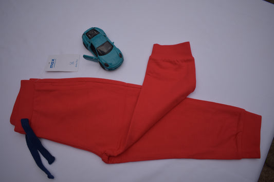 Red plain Joggers