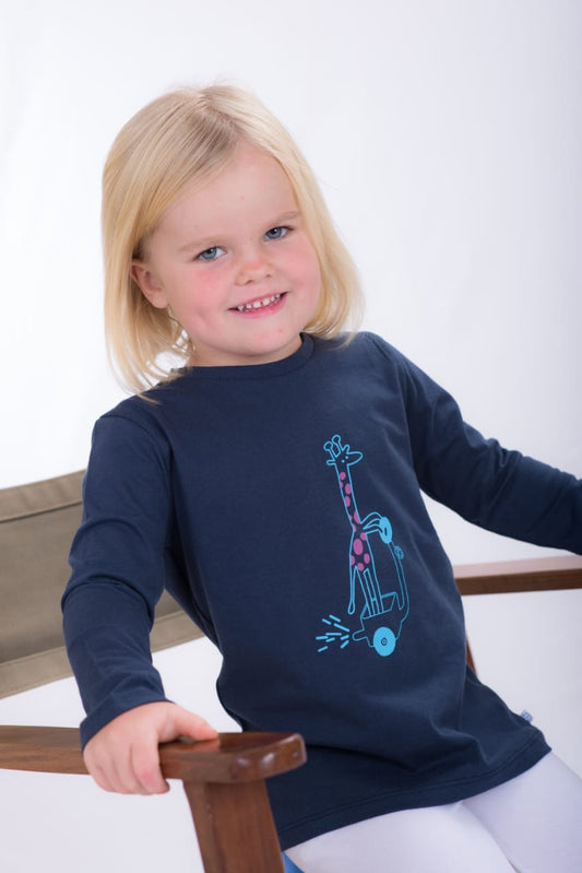 Pink Giraffe -  Long Sleeved T-shirt
