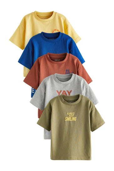 Short Sleeve T-Shirts 5 Pack