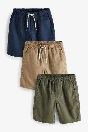 Pull-On Shorts 3 Pack