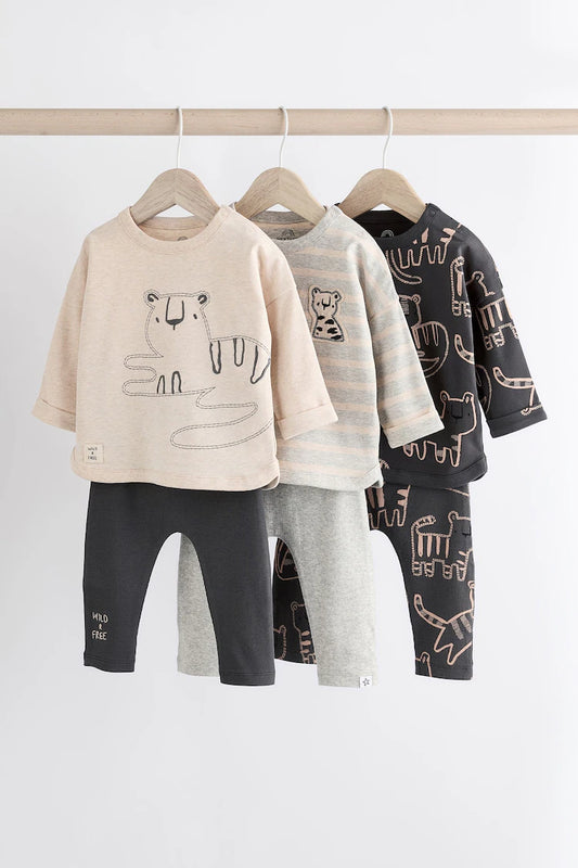Mono Tiger Top and Leggings Baby  -3 set Pack