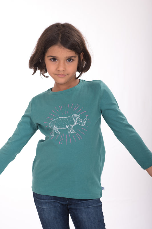 Unisex Rhino spark long sleeved T- Shirt