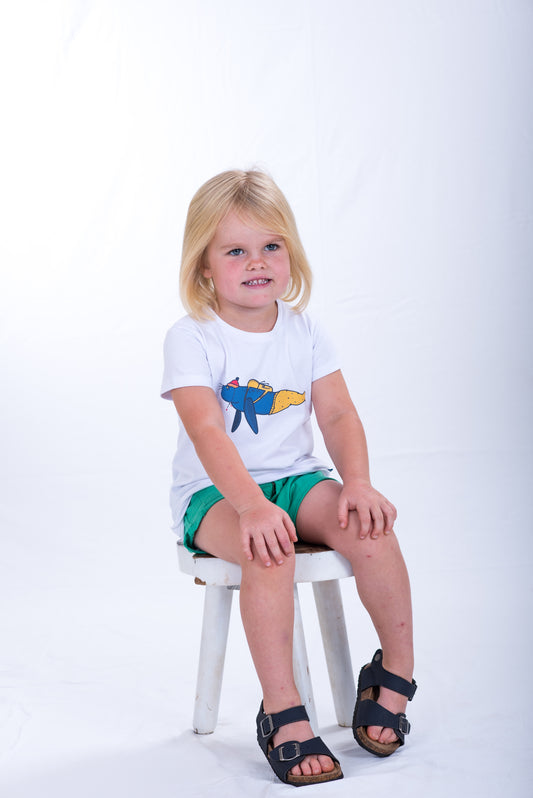 Walkabout Walrus - Short Sleeved T-shirt