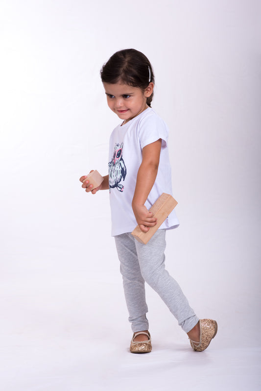 White Owl - Short Sleeved T-shirt