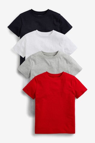 4 Pack Short Sleeve T-Shirts