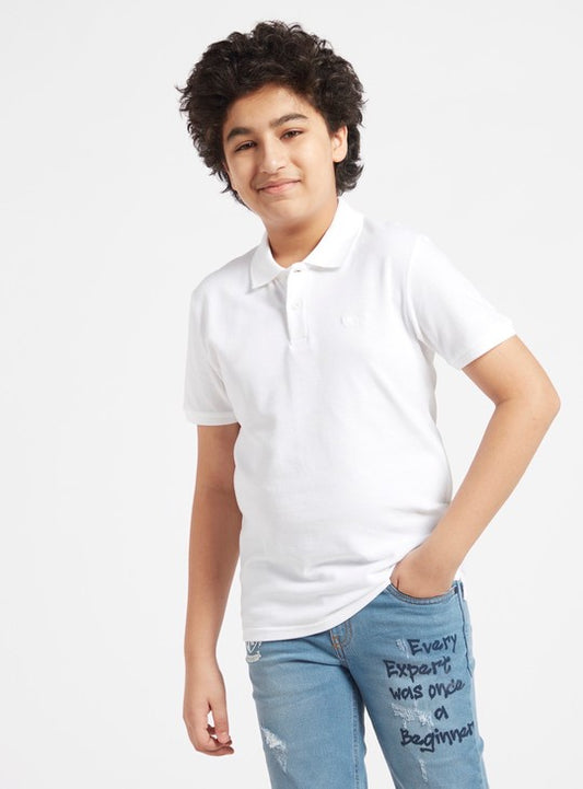 White Polo T-Shirt