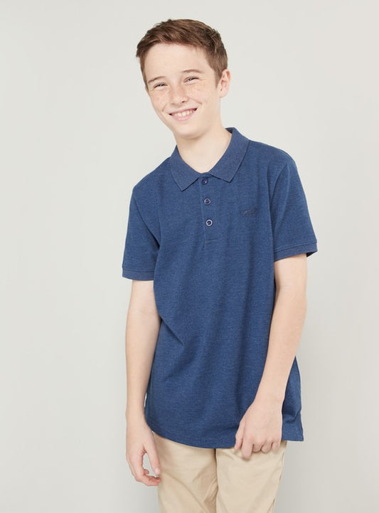 Dark Blue Polo T-Shirt