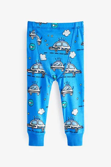 Red/ Blue Emergency transport 3 Pack Snuggle Pyjamas